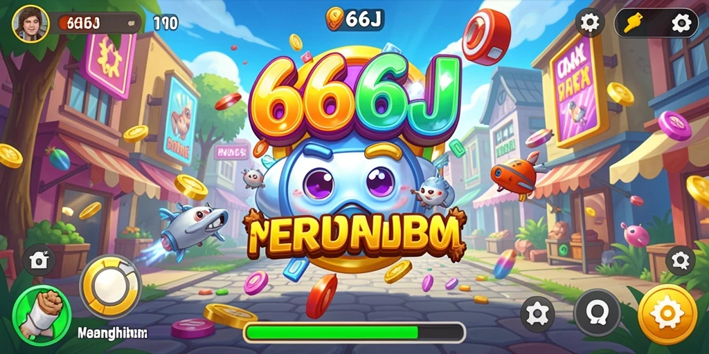 Tangkapan layar gameplay 666J yang menampilkan aksi seru dan menantang.