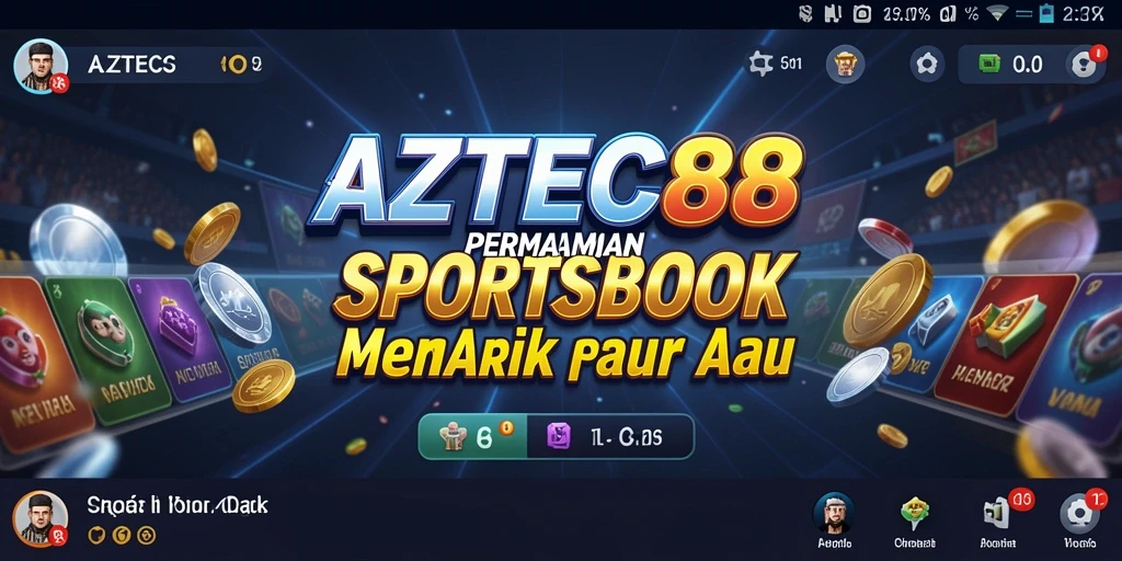 Tampilan gameplay AZTEC88 dengan fitur taruhan olahraga yang menarik.