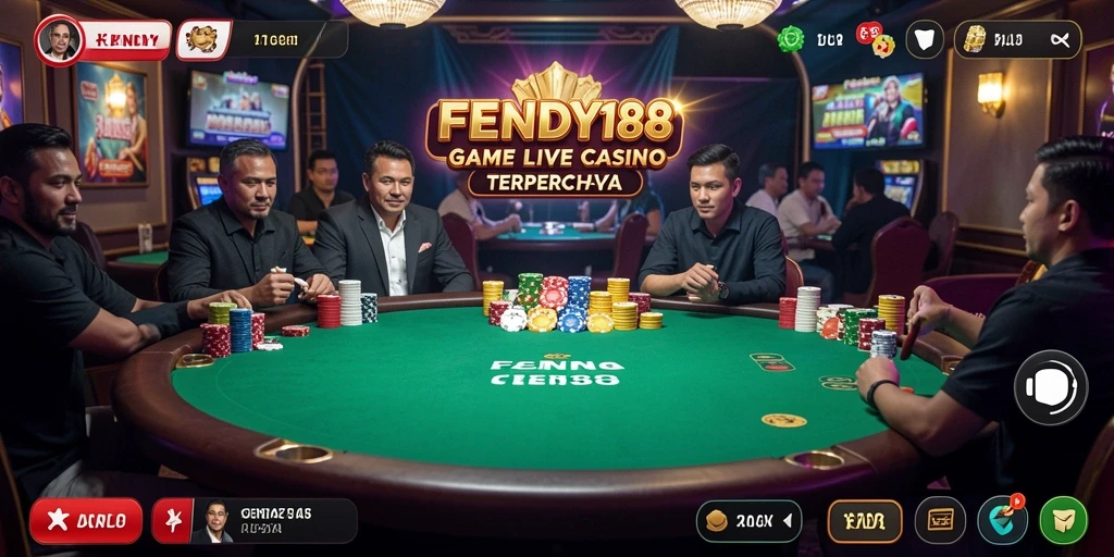 Tampilan gameplay FENDY188 yang menarik dan interaktif di Live Casino.