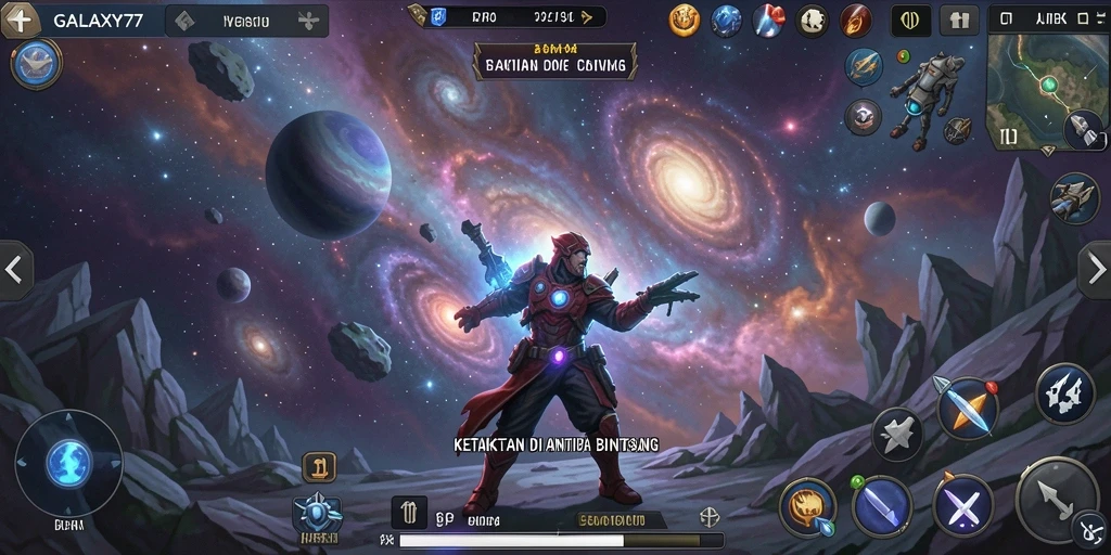 Tampilan menakutkan dari gameplay GALAXY77 yang menggugah rasa takut.
