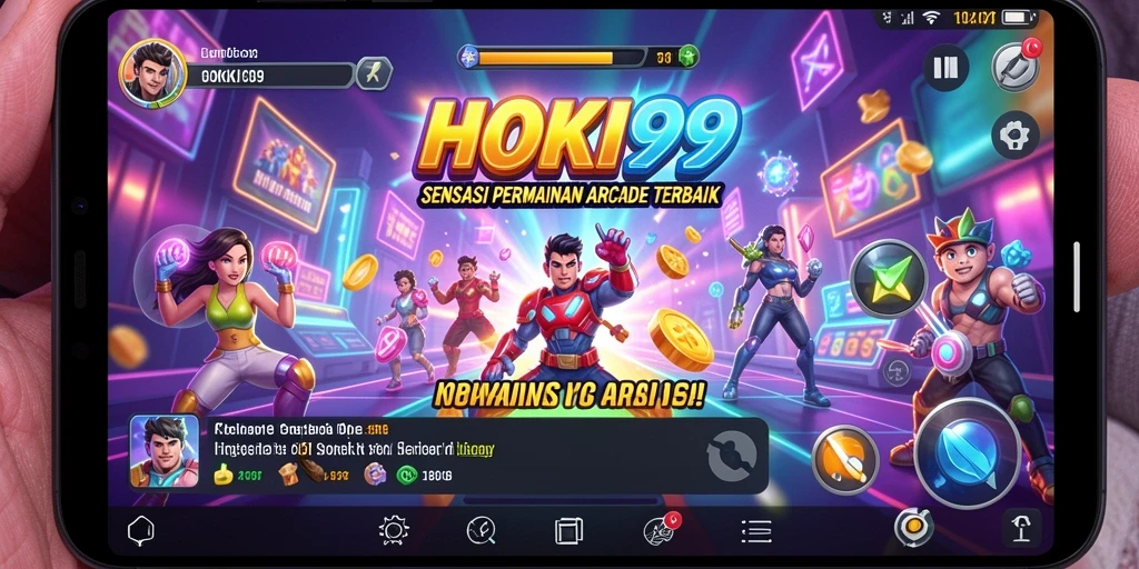 Gameplay seru HOKI99 yang penuh tantangan Arcade.