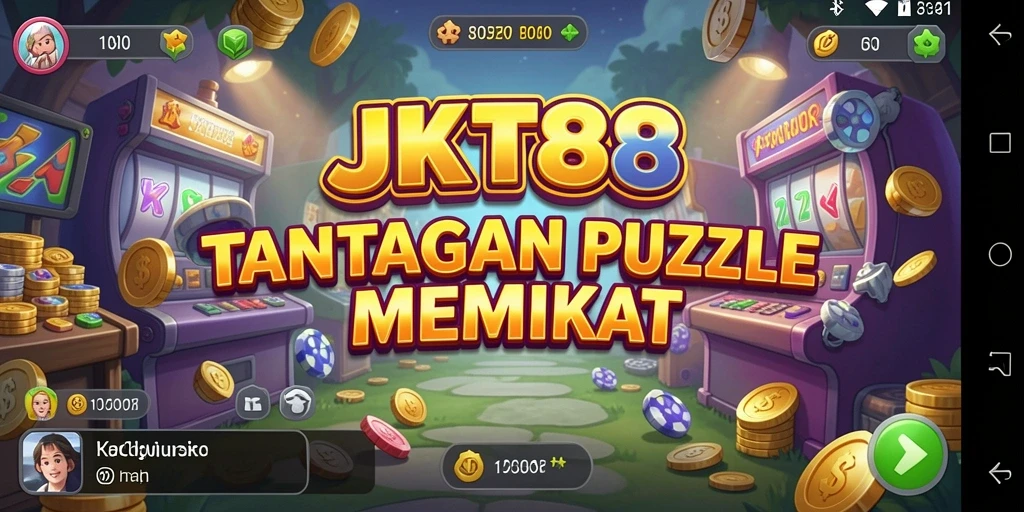 Tampilan menarik dari gameplay JKT88 Puzzle.