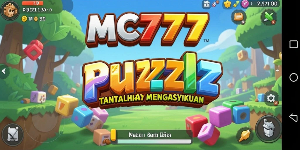Tampilan gameplay Puzzle yang menarik di MC777.