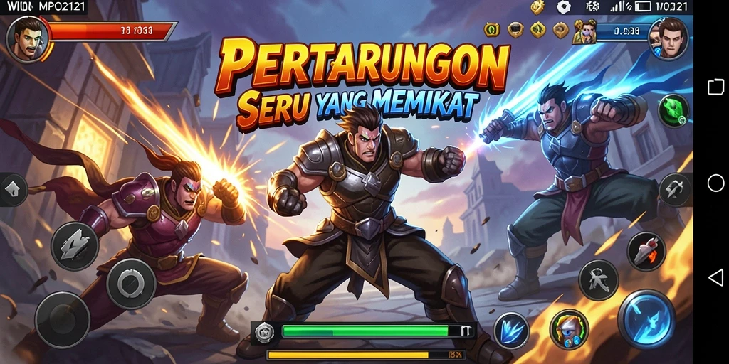 Tampilan gameplay seru dari MPO2121 yang penuh aksi.