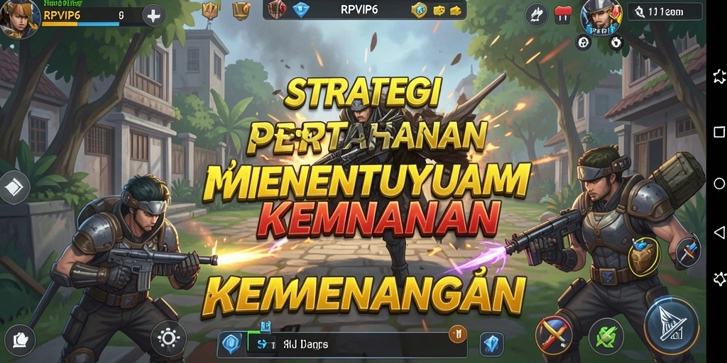 Tampilan gameplay RPVIP6 dengan strategi Tower Defense yang mendebarkan.