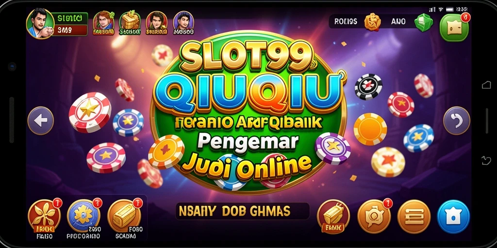 Tampilan grafis menarik dari gameplay QiuQiu di SLOT99.
