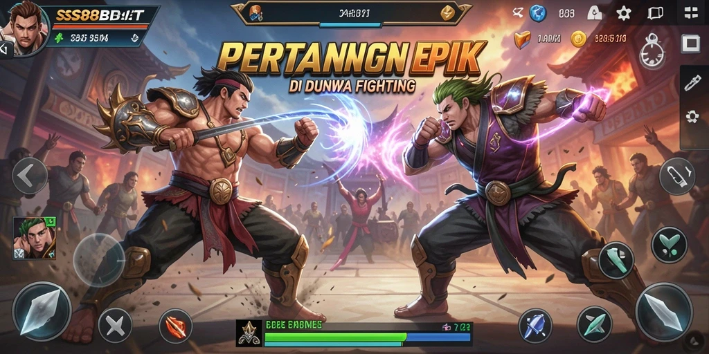 Tampilan seru pertarungan di SS88BET dengan karakter-karakter menakjubkan.
