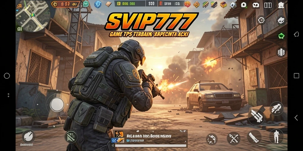 Gameplay seru SVIP777 dengan aksi tembak-menembak yang intens.